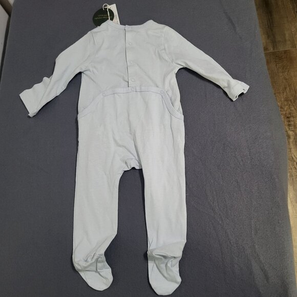 bout'chou Baby 6M Footie Sleeper One Piece Pajamas Puppies Dogs Set of 2 NWT - Picture 3 of 9